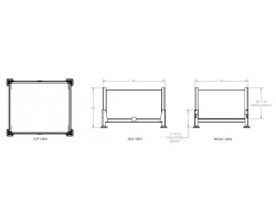 Davco Collapsible Sheet Metal Bulk Container KDS-01 | Foldable Industrial Steel Bin