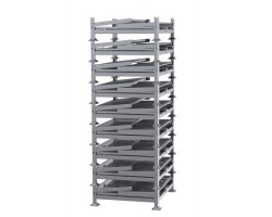 Davco Collapsible Wire Mesh Steel Bin KDW-01 | Heavy-Duty Foldable Wire Container