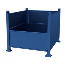 Davco Rigid Sheet Metal Bulk Container R2GS-01 | Heavy-Duty Industrial Storage Box Davco Rigid Sheet Metal Bulk Container R2GS-01 | Heavy-Duty Industrial Storage Box