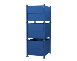 Davco Rigid Sheet Metal Bulk Container R2GS-01 | Heavy-Duty Industrial Storage Box