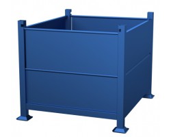 Davco Rigid Sheet Metal Bulk Container R2GS-01 | Heavy-Duty Industrial Storage Box
