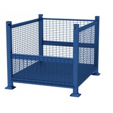 Davco Rigid Wire Mesh Steel Bin R2GW-01 | Heavy-Duty Industrial Wire Storage Container Davco Rigid Wire Mesh Steel Bin R2GW-01 | Heavy-Duty Industrial Wire Storage Container