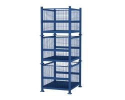 Davco Rigid Wire Mesh Steel Bin R2GW-01 | Heavy-Duty Industrial Wire Storage Container