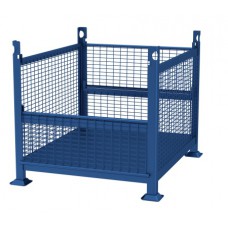 Davco Rigid Wire Mesh Steel Bins R2GW-FB | Flat Bottom Heavy-Duty Industrial Bins Davco Rigid Wire Mesh Steel Bins R2GW-FB | Flat Bottom Heavy-Duty Industrial Bins