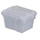 LEWISBINS FP03CL Clear FliPak Attached Lid Container