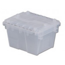 LEWISbins FP06CL Clear FliPak Attached Lid Container LEWISbins FP06CL Clear FliPak Attached Lid Container