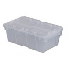 LEWISbins FP075CL Clear FliPak Attached Lid Plastic Container LEWISbins FP075CL Clear FliPak Attached Lid Plastic Container