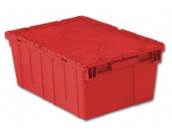 LEWISbins FP143 Plastic Attached Lid Distribution Container