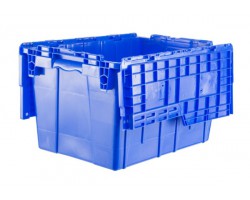 LEWISbins FP182 Plastic Attached Lid Distribution Container