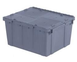 LEWISbins FP261 Plastic Attached Lid Distribution Container