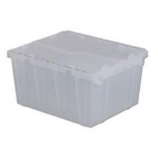 LEWISbins FP243CL Clear FliPak Attached Lid Container LEWISbins FP243CL Clear FliPak Attached Lid Container