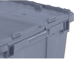 LEWISbins FP261 Plastic Attached Lid Distribution Container