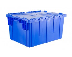 LEWISbins FP403 Plastic Attached Lid Distribution Container