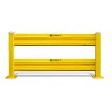 Handle-It Double High Heavy Duty Starter Guard Rail – GR-6-S2 | Reinforced Forklift Impact Barrier for High-Impact Industrial Zones Handle-It Double High Heavy Duty Starter Guard Rail – GR-6-S2 | Reinforced Forklift Impact Barrier for High-Impact Industrial Zones