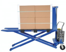 Vestil Ergonomic High Rise Powered Lift Truck with 2,500 lb Capacity | 20 x 48 | HIPM-2048-DC