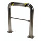 Vestil High Profile Stainless Steel Machine Guard | 42 in H, 4-1/2 in OD | HPRO-SS-36-42-4