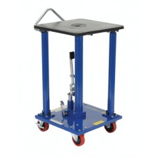 Vestil Hydraulic Post Table Cart with 500 lb Capacity |18 x 18 inch Platform | HT-05-1818A Vestil Hydraulic Post Table Cart with 500 lb Capacity |18 x 18 inch Platform | HT-05-1818A