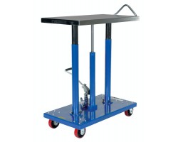 Vestil HT-10-2036A Hydraulic Post Table Cart with 1,000 lb Capacity | 20 x 36 in Platform