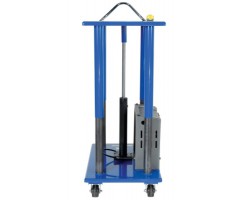 Vestil Battery Powered Hydraulic Post Table with 2,000 lb Capacity | HT-20-2436-DC