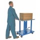 Vestil HT-20-2436A Hydraulic Post Table Cart with 2,000 lb Capacity | 24 x 36 inch Platform