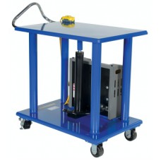 Vestil Battery Powered Hydraulic Post Table with 2,000 lb Capacity | HT-20-3036-DC Vestil Battery Powered Hydraulic Post Table with 2,000 lb Capacity | HT-20-3036-DC