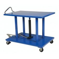 Vestil HT-20-3248 Hydraulic Post Table Cart, 2,000 lb Capacity | 32 x 48 inch Platform