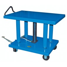 Vestil HT-20-4848 Hydraulic Post Table Cart with 2,000 lb Capacity | 48 x 48 inch Platform