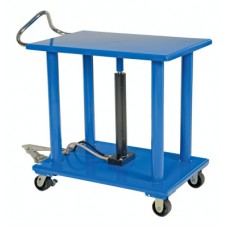 Vestil Hydraulic Post Table Cart with 3,000 lb Capacity | 24 x 36 in Platform | HT-30-2436