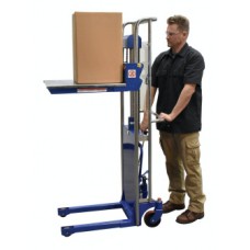 Vestil HYD-10 Hefti-Lift Manual Hydraulic Stacker with 880 lb Capacity | 59" Lift, Vestil HYD-10 Hefti-Lift Manual Hydraulic Stacker with 880 lb Capacity | 59" Lift,