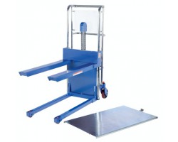 Vestil HYD-5-EP Hefti-Lift Manual Hydraulic Stacker – 400 lb Capacity | 44" Lift