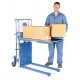 Vestil HYD-5-EP Hefti-Lift Manual Hydraulic Stacker – 400 lb Capacity | 44" Lift