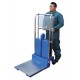 Vestil HYD-5 Hefti-Lift Manual Hydraulic Stacker with 880 lb Capacity | Foot Pump Lift