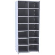 Hallowell 5525-12 Hi-Tech Metal Bin Shelving Starter Unit Hallowell 5525-12 Hi-Tech Metal Bin Shelving Starter Unit
