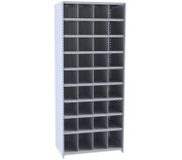 Hallowell 5527 Hi-Tech Bin Storage Shelving – 36 Openings