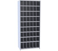 Hallowell 5528 Hi-Tech Storage Bin Shelving – 54 Openings