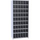 Hallowell 5528-18 Hi-Tech Metal Bin Shelving Starter Unit – 36” W x 18” D x 87” H, 54 Openings (48 @ 6”x9”, 6 @ 6”x12”)