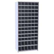 Hallowell 5529-12 Hi-Tech Metal Bin Shelving Starter Unit – 36” W x 12” D x 87” H, 78 Openings (66 @ 6”x6”, 12 @ 6”x9”) Hallowell 5529-12 Hi-Tech Metal Bin Shelving Starter Unit – 36” W x 12” D x 87” H, 78 Openings (66 @ 6”x6”, 12 @ 6”x9”)