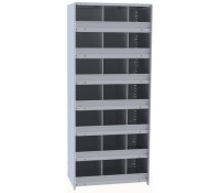 Hallowell 5536 Hi-Tech Storage Bin Shelving – 21 Openings