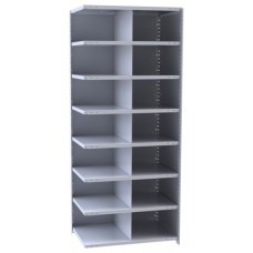 Hallowell A5525-12 Hi-Tech Steel Metal Compartment Shelving Hallowell A5525-12 Hi-Tech Steel Metal Compartment Shelving