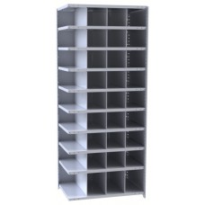 Hallowell A5527-12 Hi-Tech Metal Compartment Steel Shelving Hallowell A5527-12 Hi-Tech Metal Compartment Steel Shelving