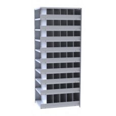 Hallowell A5530-12 Hi-Tech Metal Compartment Steel Shelving Hallowell A5530-12 Hi-Tech Metal Compartment Steel Shelving