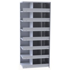 Hallowell A5536-12 Hi-Tech Metal Compartment Steel Shelving Hallowell A5536-12 Hi-Tech Metal Compartment Steel Shelving