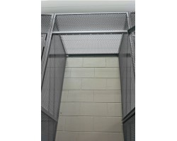 Hallowell BSL363690-R-1S-HG Single Tier Steel Bulk Storage Starter Locker – Heavy-Duty, Economical Wire Mesh Storage System