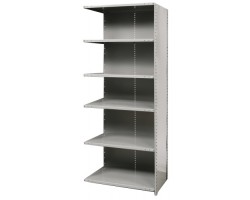 Hallowell A7521-12 Hi-Tech 6-Shelf Steel Stockroom Shelving