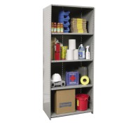 Hallowell Hi-Tech 5-Shelf Closed Stockroom Shelving