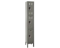 Hallowell URB1228-3A Ready Built Industrial Premium Steel Lockers