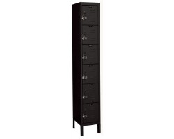 Hallowell URB1228-6A Ready Built Premium Steel Lockers