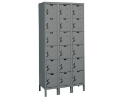 Hallowell URB3288-6A Ready Built Premium Steel Lockers