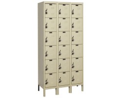 Hallowell URB3288-6A Ready Built Premium Steel Lockers