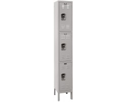 Hallowell URB1228-3A Ready Built Industrial Premium Steel Lockers